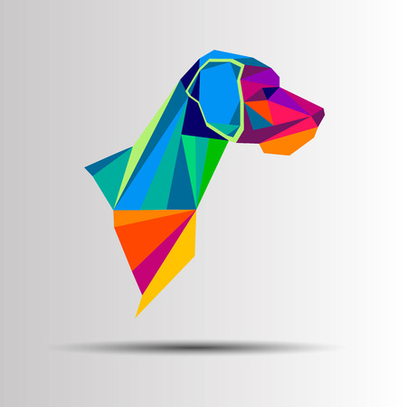 dog animal puppy pet vector graphic thoroughbredのイラスト素材