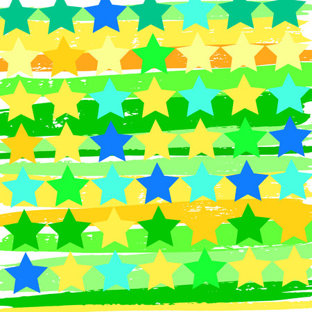 vector icon. shiny golden star icon on white backgroundのイラスト素材