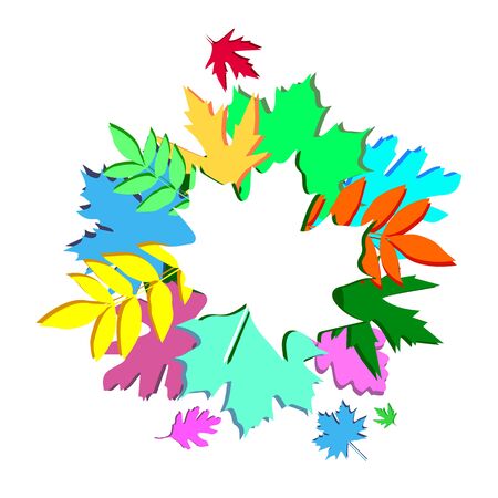 Discount sale fall season vector design nature.のイラスト素材