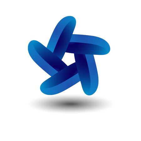 flower abstract vector floral icon element designのイラスト素材