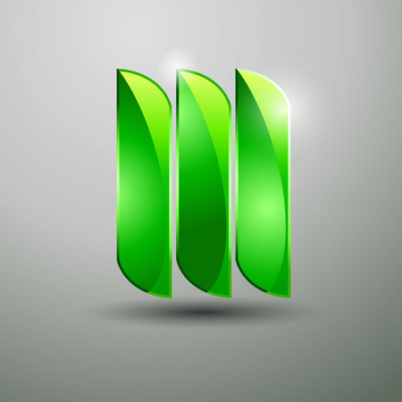 design icon glass illustration abstract vector modernのイラスト素材
