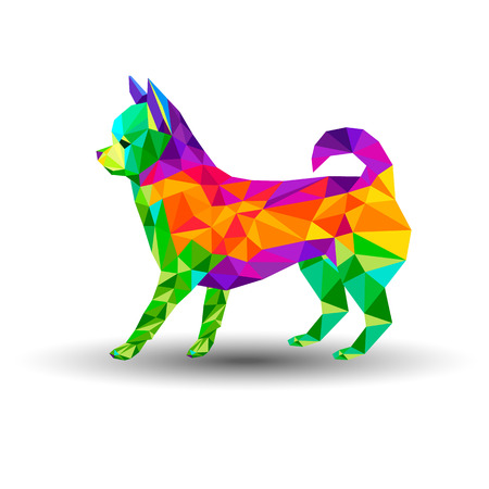 dog chihuahua vector cartoon illustration puppy animalのイラスト素材