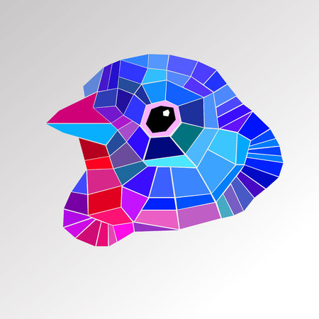 vector nature illustration bird art design graphicのイラスト素材