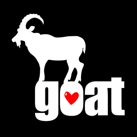 goat, illustration, animal, vector, icon, mammal, design, symbol, element, farmのイラスト素材