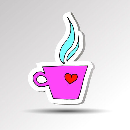 cup coffee vector drink espresso icon teaのイラスト素材