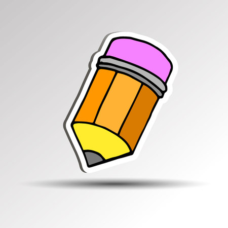 pencil vector illustration design school object artのイラスト素材