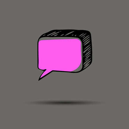 background bubble design icon illustration sign speech template vector advertisement advertising badge bannerのイラスト素材