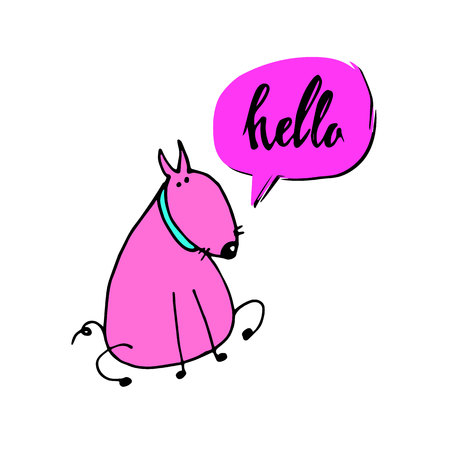 dog animal puppy pet vector graphic thoroughbredのイラスト素材