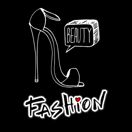 Female fashion vectorのイラスト素材