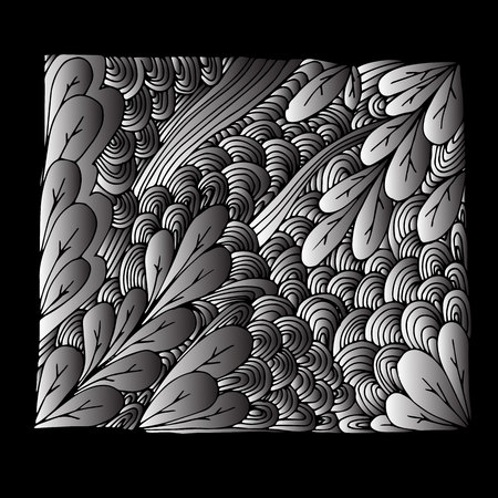 vector vegetation leaves berries branch twig unusualのイラスト素材