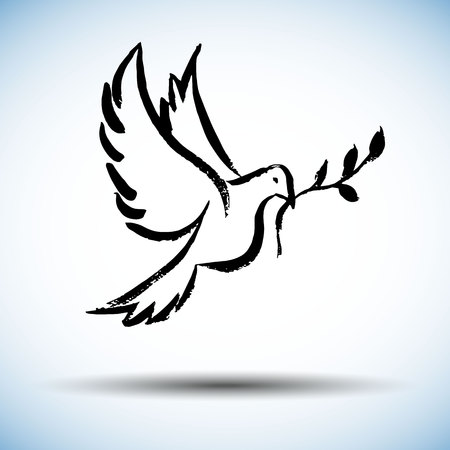 Set of symbols for the International Day of Peace.のイラスト素材