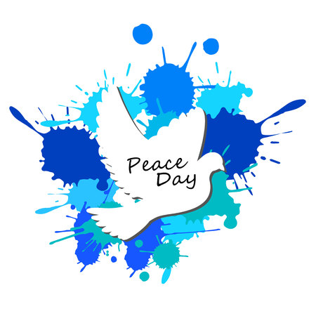 Set of symbols for the International Day of Peace.のイラスト素材