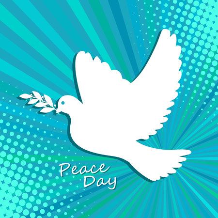 Set of symbols for the International Day of Peace.のイラスト素材