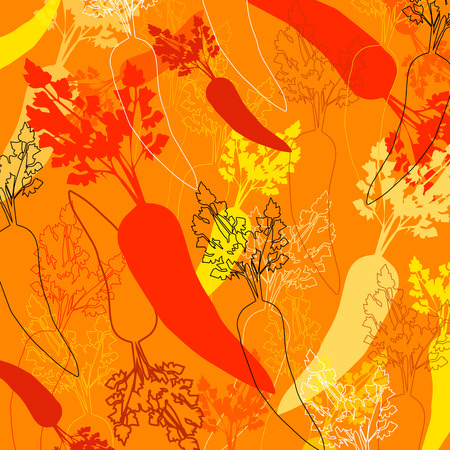 vector illustration food carrot graphic leaf vegetableのイラスト素材