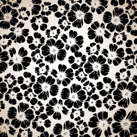 floral, flower, spring, summer, background, botanical, garden, art, nature, blossomのイラスト素材