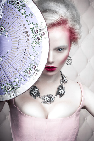 Modern interpretation of historical figure Marie Antuanetteの写真素材