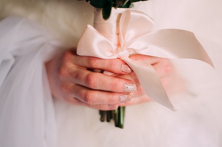 wedding bouquet, flowers, roses, beautiful bouquetの写真素材