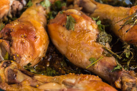 Baked chicken legs