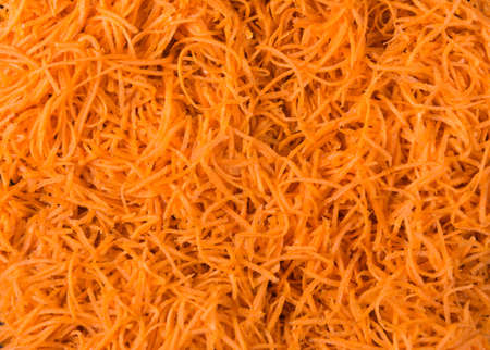 Fresh grated carrot traditional appetizer asian style delicious food