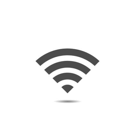 Wi fi vector icon. Wireless technology, Vector illustrationのイラスト素材