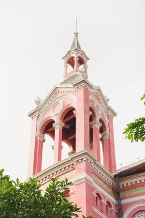 Sweet church in Ho Chi Minh city, Vietnam, may 2017の写真素材