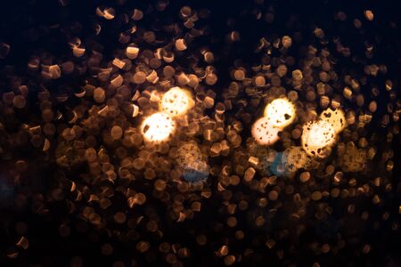 Gold abstract bokeh backgroundの写真素材