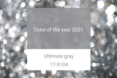 Trendy gray color of the 2021 year. Grey abstract