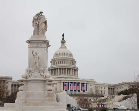 United States Capitol Building one day after the inauguration of the 45th US President, Donald J....