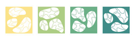 Trendy concept abstract vector elements. Colorful geometric icon set