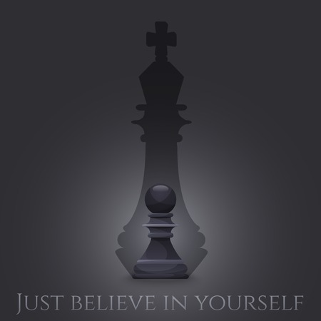 Vector Chess Figures, black and white. Illustrationのイラスト素材