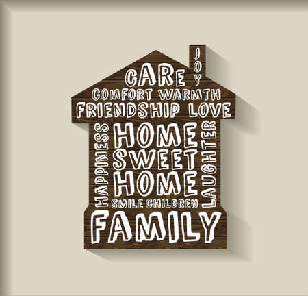 Wooden plate with shadow and sign. Vector illustration. EPS 8のイラスト素材