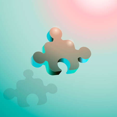 piece of the puzzle. vectorのイラスト素材