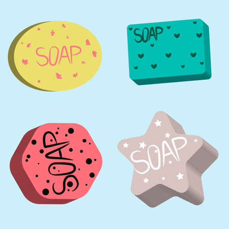 Handmade soap.のイラスト素材