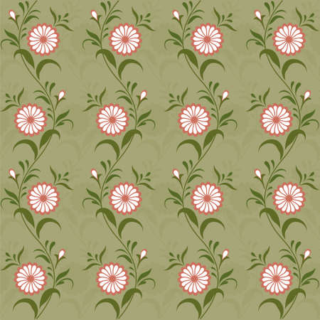 Vector background pattern in traditional Ukrainian styleのイラスト素材