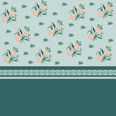 Background wallpaper with drawings in Ukrainian style のイラスト素材