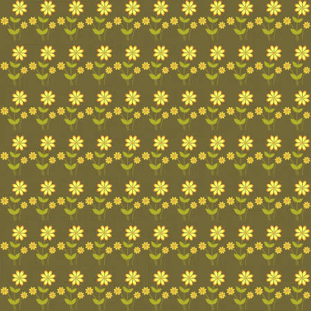 Background with cute flowersのイラスト素材