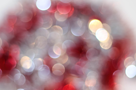 abstract holiday shiny background with circle bokehの写真素材