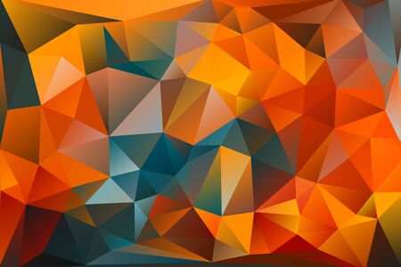 vector multicolored abstract background of effect geometric trianglesのイラスト素材