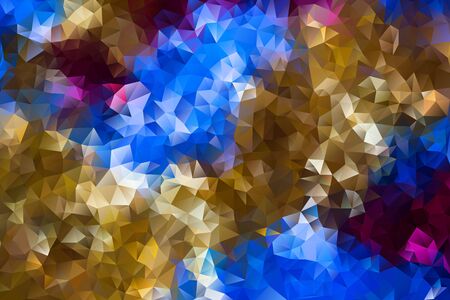vector multicolored abstract background of effect geometric trianglesのイラスト素材