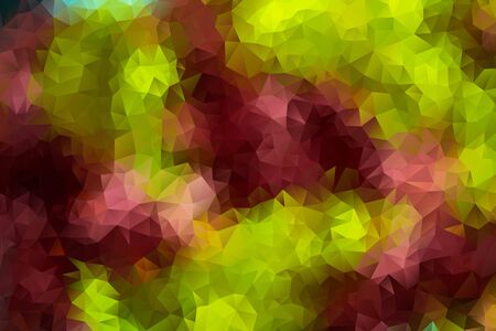 vector multicolored abstract background of effect geometric trianglesのイラスト素材