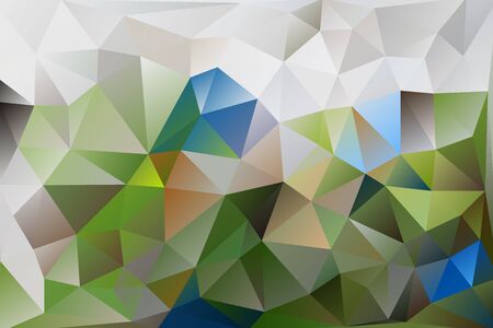 multicolored abstract background of effect geometric trianglesの写真素材