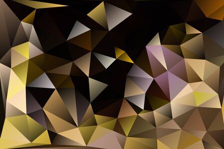 multicolored abstract background of effect geometric trianglesの写真素材
