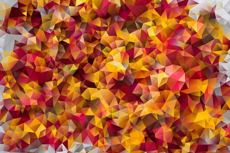 multicolored abstract background of effect geometric trianglesの写真素材
