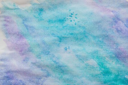 Hand painted abstract colorful watercolor background textureの写真素材