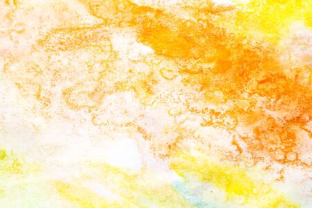 Hand painted abstract colorful watercolor background textureの写真素材