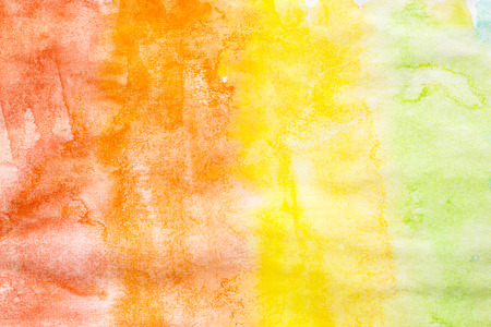 Hand painted abstract colorful watercolor background textureの写真素材