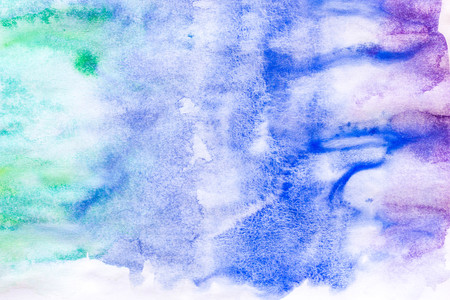 Hand painted abstract colorful watercolor background textureの写真素材