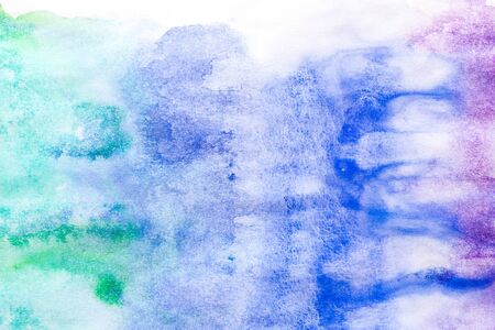 Hand painted abstract colorful watercolor background textureの写真素材