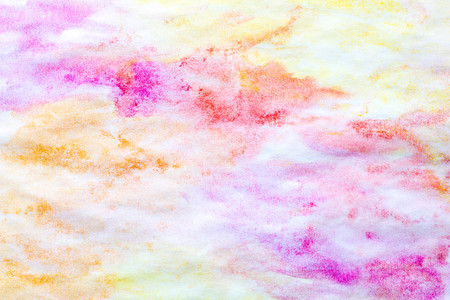 Hand painted abstract colorful watercolor background textureの写真素材