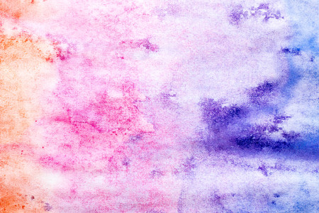 Hand painted abstract colorful watercolor background textureの写真素材